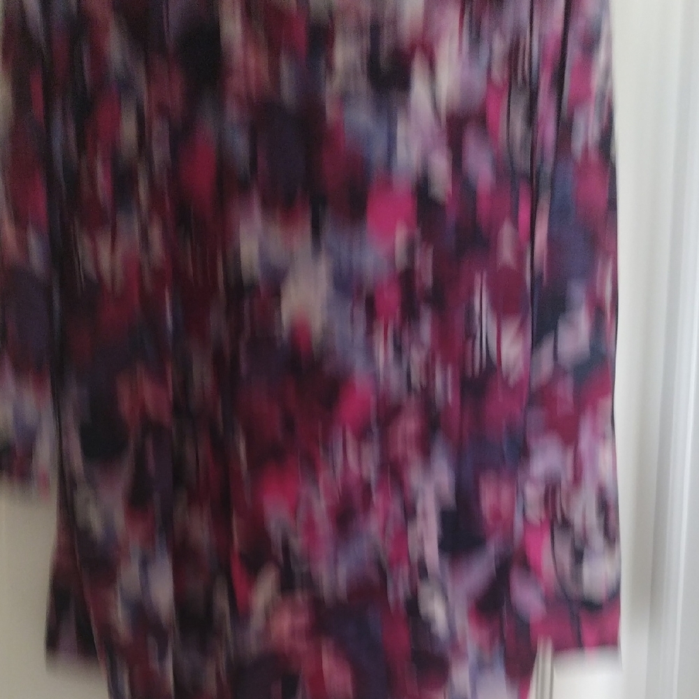 Multicolor Abstract Pattern Dress